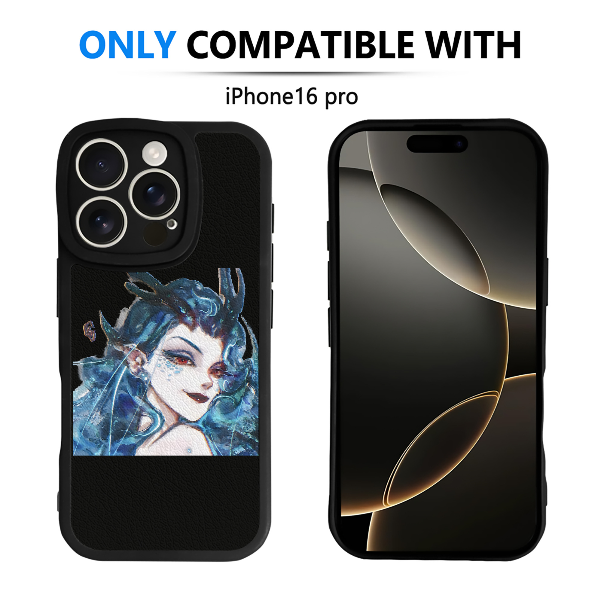 （画像用） Ne Zha 2 ナタ 魔童の大暴れ 【iPhone 16シリーズ対応】シリコンスマホケース（レザー調） 材質：シリコン